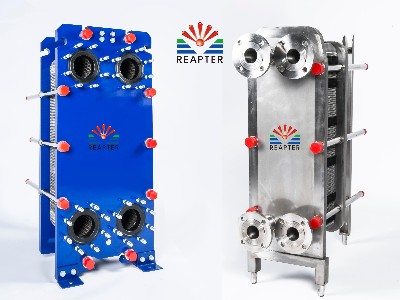 进口板式热交换器在大颗粒介质生产线余热回收中的应用